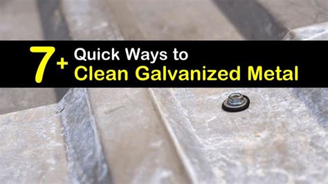 cleaning galvanized sheet metal|best cleaner for galvanized metal.